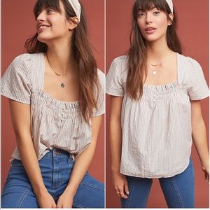 Anthropologie Striped Top